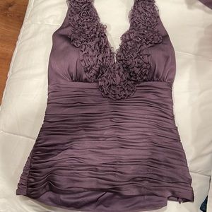 Gorgeous lavender Womens halter top Adrianna Papel size 8